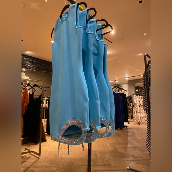 Peekskill blue bandage dress - Picture 5 of 6